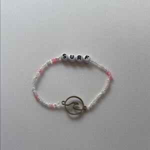 Surf Beaded Bracelet with Wave Charm